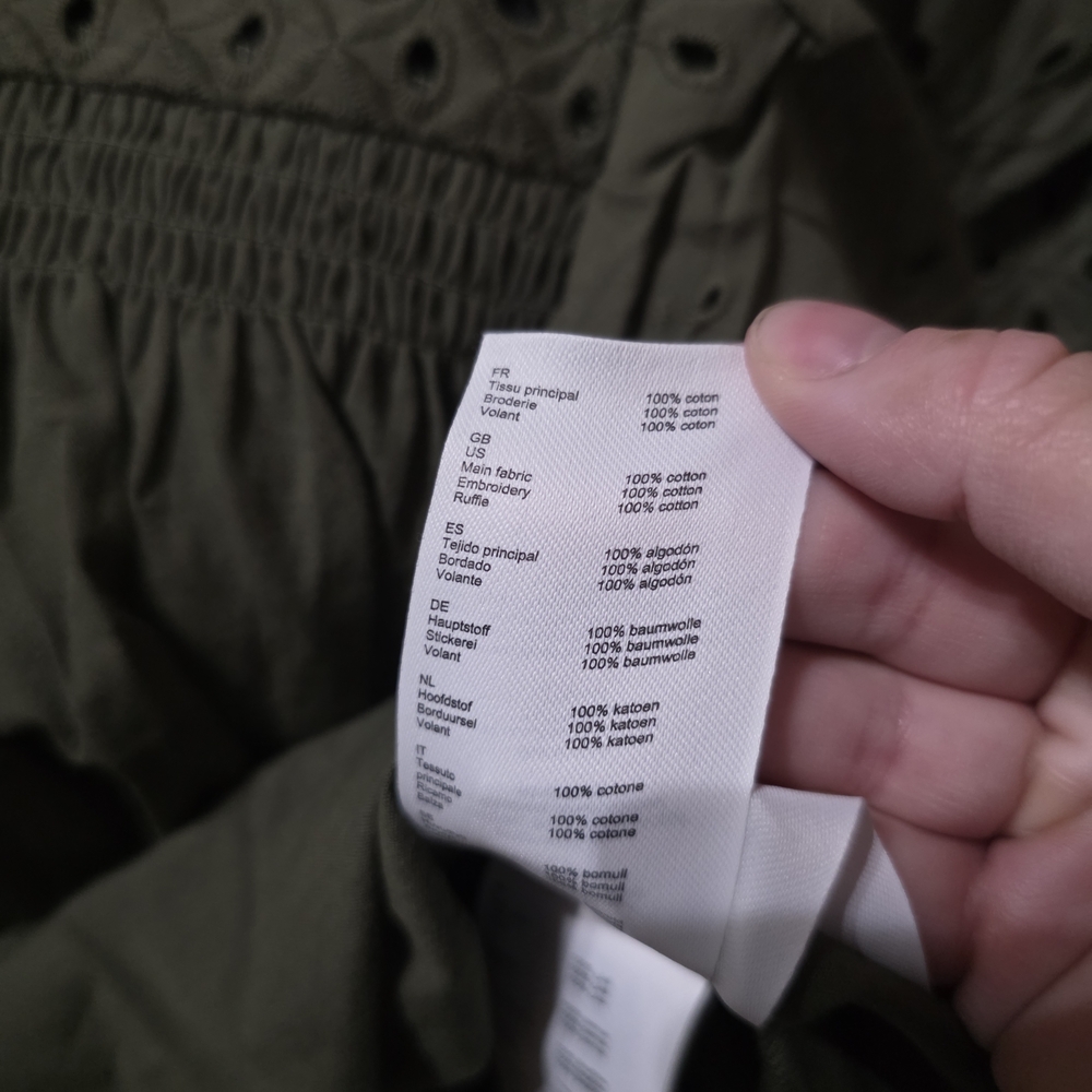 Maje Linode Olive Ruffled Blouse - Picture 5 of 5